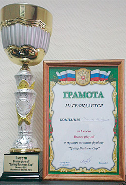I-место Bronze play off -Spring Business Cup, Московская бизнес Лига 2013г - Системные компоненты